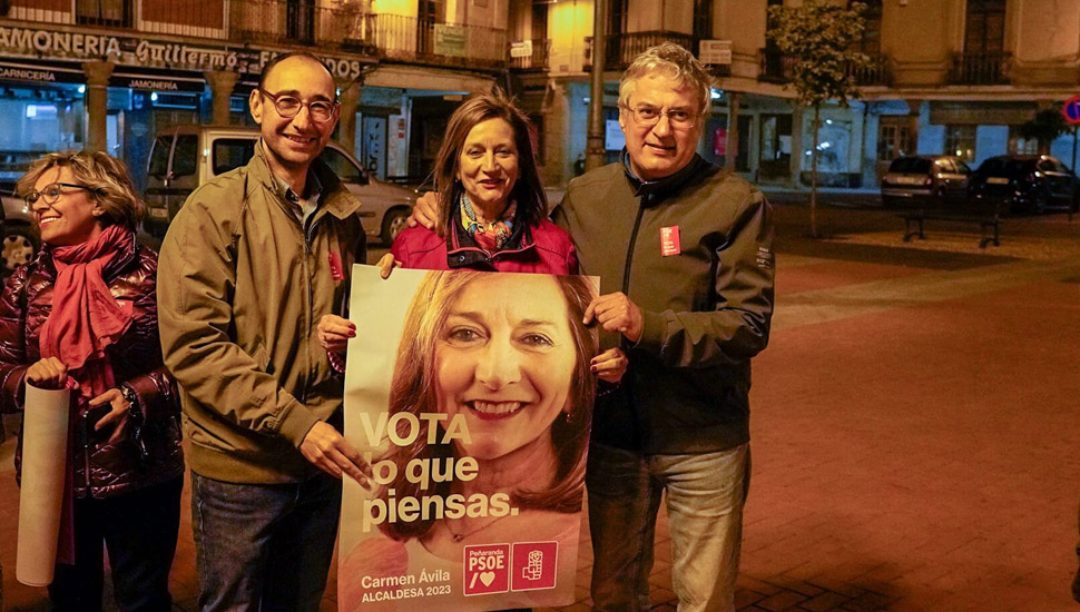 El PSOE inicia la campaña electoral para "teñir de rojo la provincia de Salamanca"